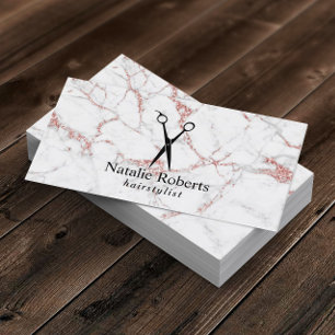 Friseursalon Rose Goldmedaille Visitenkarte