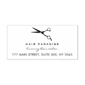 Friseursalon Rücksendeadresse Permastempel (Design)