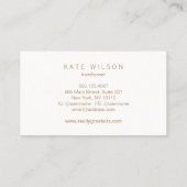 Friseursalon Schere Visitenkarte (Rückseite)