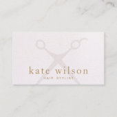 Friseursalon Schere Visitenkarte (Vorderseite)