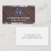 Friseursalon | Scherenzubehör Visitenkarte (Vorne/Hinten)