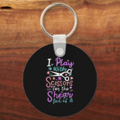 Friseursalon Schlüsselanhänger (Vorderseite)