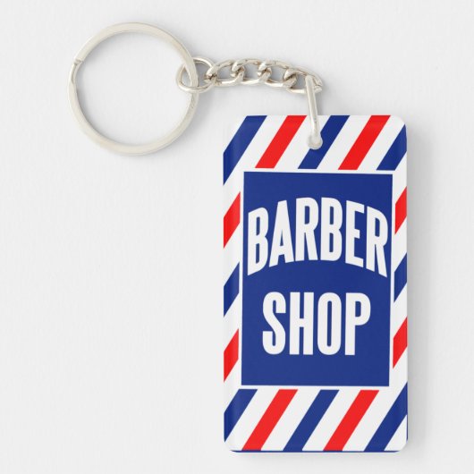 Friseursalon Schlüsselanhänger (Vorderseite)