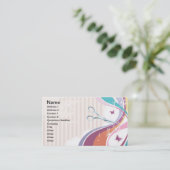 Friseursalon-Schmetterlings-Visitenkarte Visitenkarte (Stehend Vorderseite)