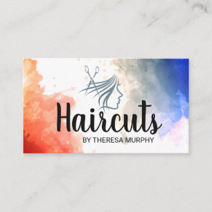 Friseursalon   Schönheit und Kosmetik Visitenkarte
