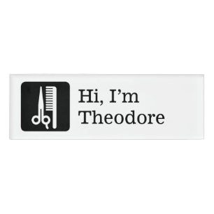 Friseursalon/Schönheits-Salon Namenschild