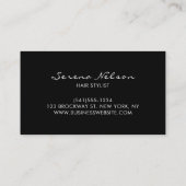 Friseursalon Schönheitspflege Visitenkarte (Rückseite)