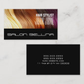 Friseursalon Schönheitssalon Friseur Visitenkarte (Vorne/Hinten)