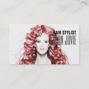 Friseursalon Schönheitssalon Friseur Visitenkarte