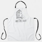 Friseursalon-Schürze Schürze (Vorderseite)