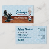 Friseursalon-Slogan-Visitenkarten Visitenkarte (Vorne/Hinten)