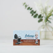 Friseursalon-Slogan-Visitenkarten Visitenkarte (Stehend Vorderseite)