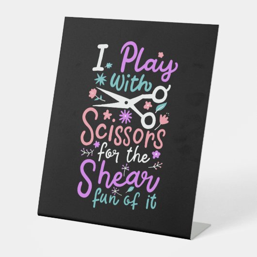 Friseursalon Sockelschild (Vorderseite)