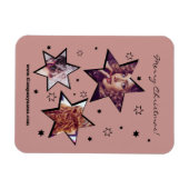 Friseursalon Stary Custom Fotos Weihnachtsmagazin Magnet (Horizontal)