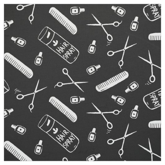 Friseursalon Stoff (Muster)