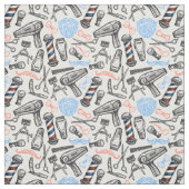 Friseursalon Stoff (Muster)