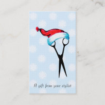 Friseursalon-Stylist Feiertags-Gutschein-Geschenkk