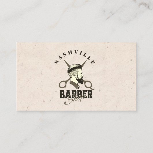 Friseursalon - Stylist-Visitenkarte Visitenkarte (Rückseite)