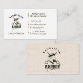 Friseursalon - Stylist-Visitenkarte Visitenkarte (Vorne/Hinten)