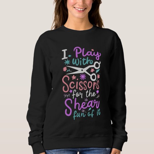 Friseursalon Sweatshirt (Vorderseite)