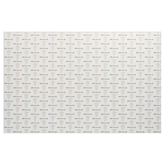 Friseursalon Tan Schere Comb Fabrik Stoff (Fat Quarter (45,7 x 55,9 cm))
