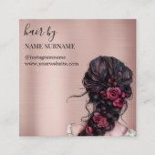 Friseursalon Termine Visitenkarte (Vorderseite)