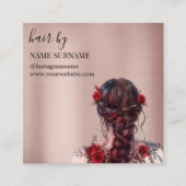 Friseursalon Termine Visitenkarte (Vorderseite)