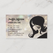 Friseursalon Termine Visitenkarte (Vorderseite)