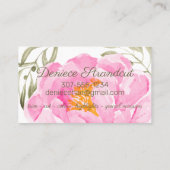 Friseursalon-Terminkarte Visitenkarte (Rückseite)