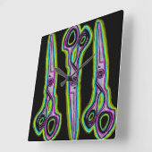 Friseursalon-Uhr Quadratische Wanduhr (Winkel)