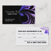 Friseursalon-Verabredungs-Visitenkarte Terminkarte (Vorne/Hinten)