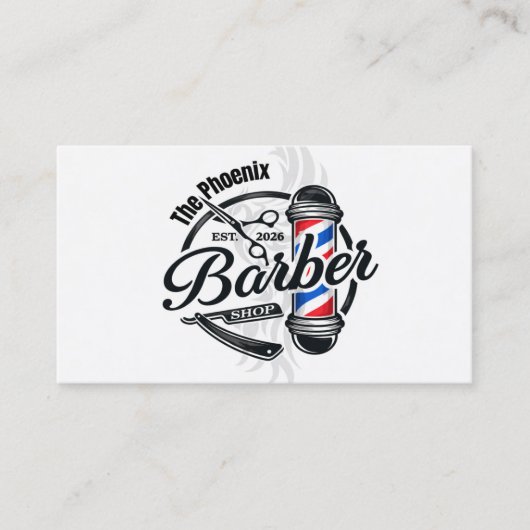 Friseursalon Visitenkarte (Vorderseite)
