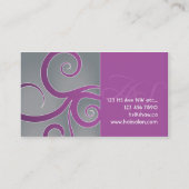 Friseursalon Visitenkarte (Rückseite)