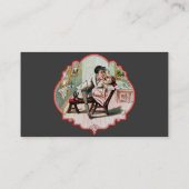 Friseursalon Visitenkarte (Rückseite)