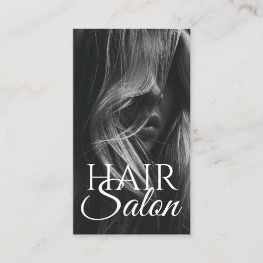 Friseursalon Visitenkarte (Vorderseite)