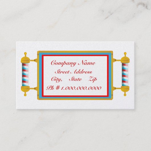 Friseursalon Visitenkarte (Vorderseite)