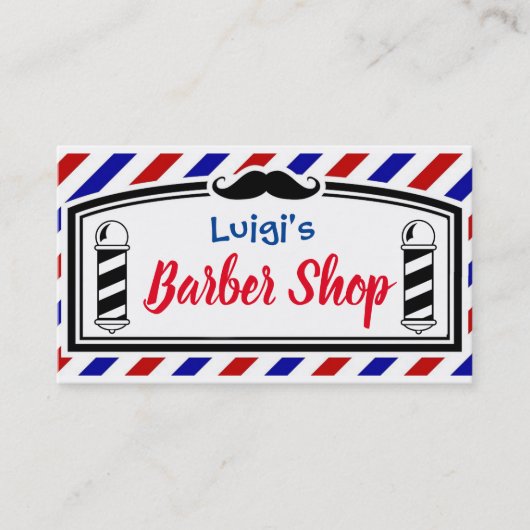 Friseursalon Visitenkarte (Vorderseite)