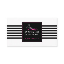 Friseursalon-Visitenkarte-Schablone