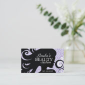 FRISEURSALON-VISITENKARTE TERMINKARTE (Stehend Vorderseite)