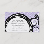 FRISEURSALON-VISITENKARTE TERMINKARTE (Rückseite)