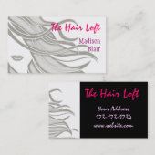 Friseursalon-Visitenkarte Visitenkarte (Vorne/Hinten)