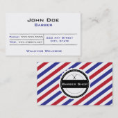 Friseursalon-Visitenkarte Visitenkarte (Vorne/Hinten)