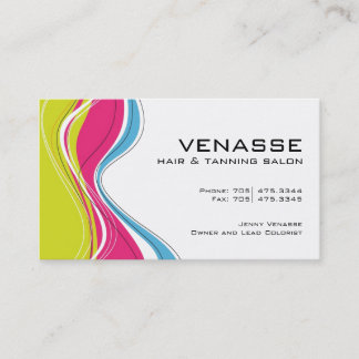 Friseursalon-Visitenkarte Visitenkarte