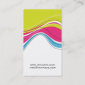 Friseursalon-Visitenkarte Visitenkarte (Rückseite)