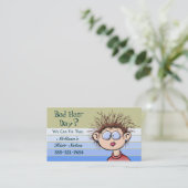 Friseursalon-Visitenkarte Visitenkarte (Stehend Vorderseite)