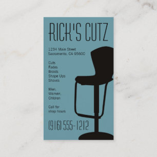 Friseursalon-Visitenkarte Visitenkarte