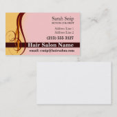 Friseursalon-Visitenkarte Visitenkarte (Vorne/Hinten)