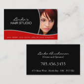 Friseursalon-Visitenkarte Visitenkarte (Vorne/Hinten)