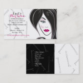 Friseursalon-Visitenkarte Visitenkarte (Vorne/Hinten)