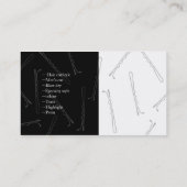 Friseursalon-Visitenkarte Visitenkarte (Rückseite)